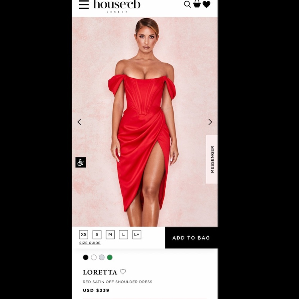 House of CB - Loretta dress (red)